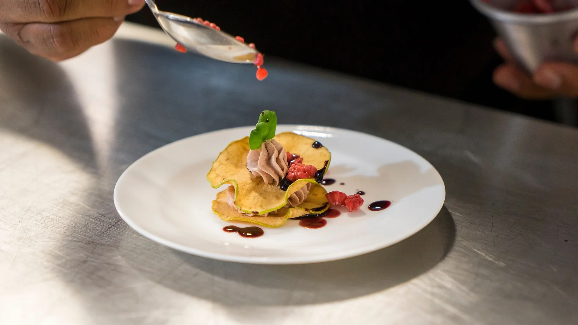Chef preparing food in the kitchen