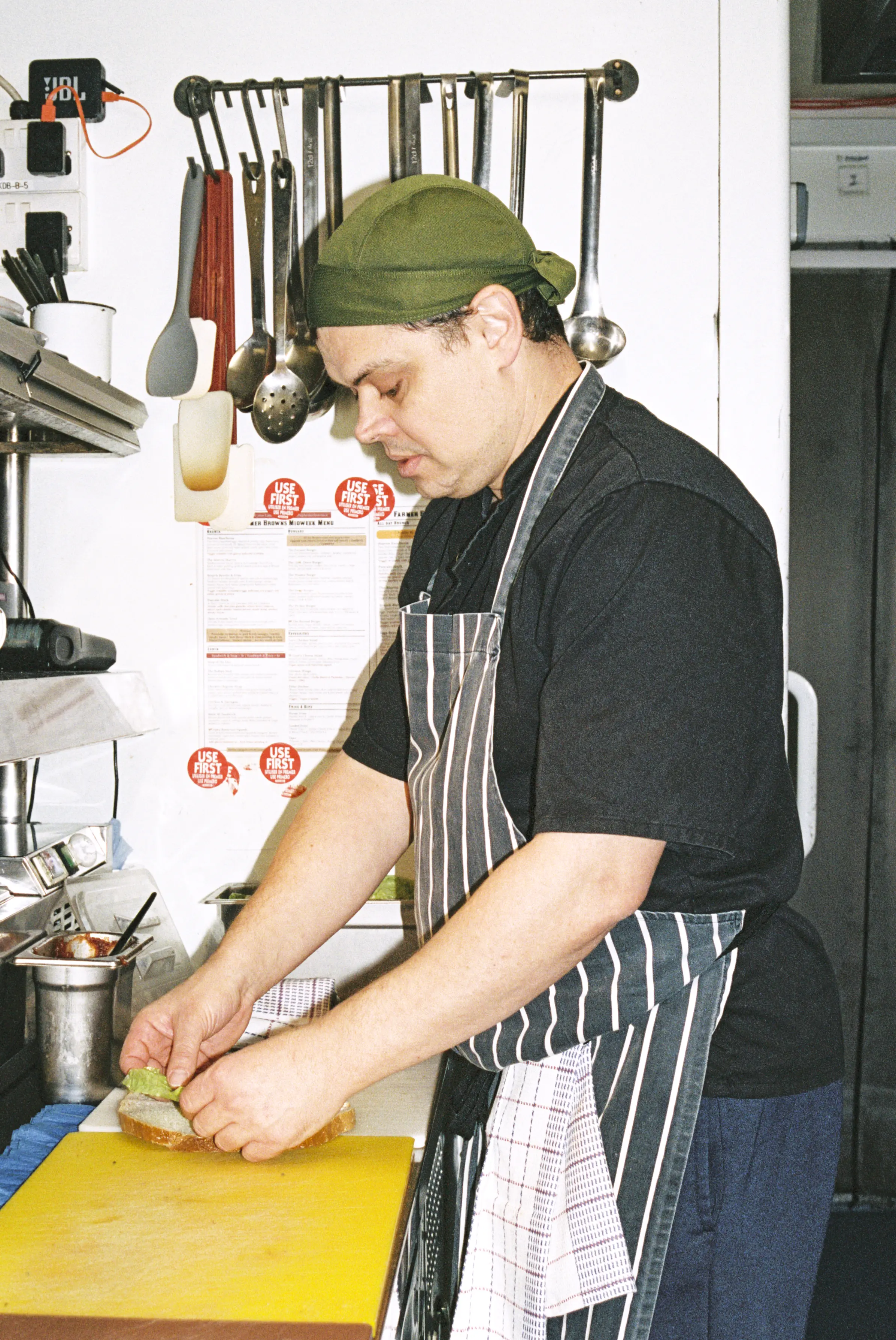 restaurant chef preparing food