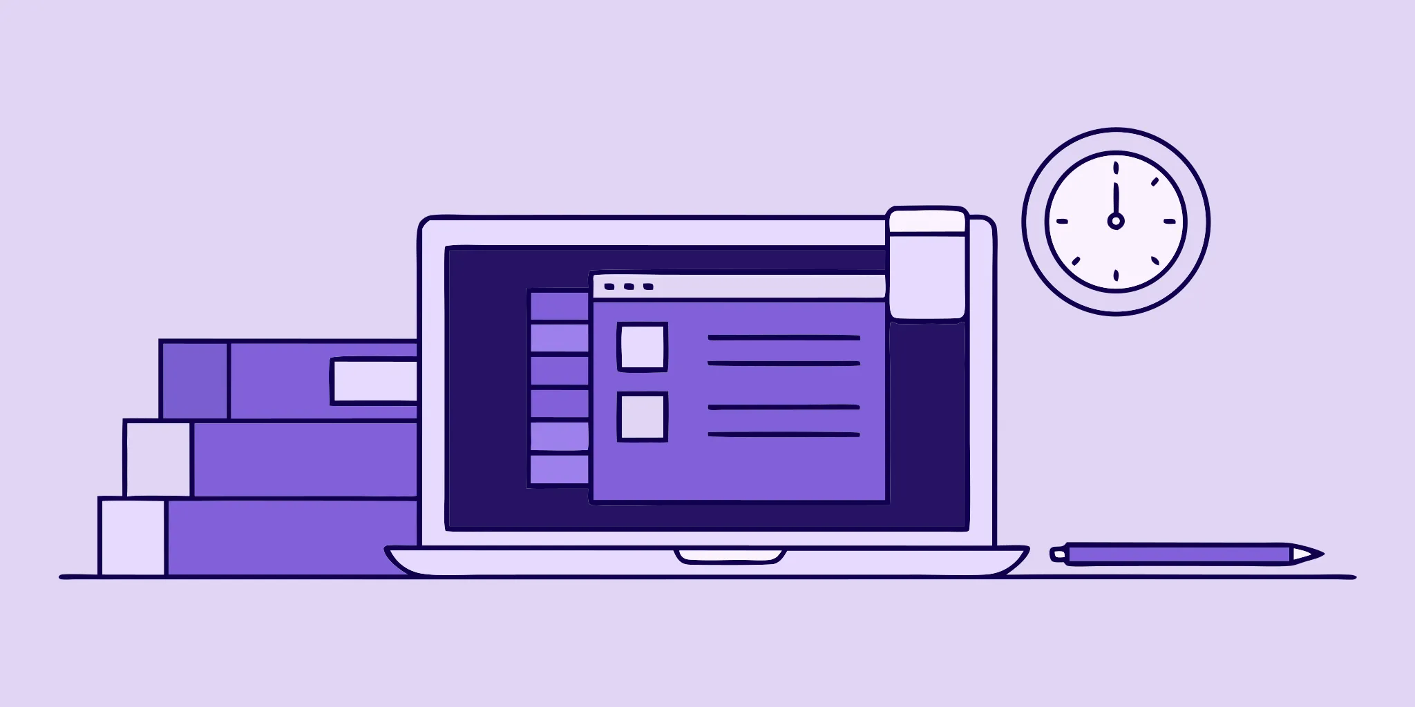 Proposal software on a laptop for consultants.