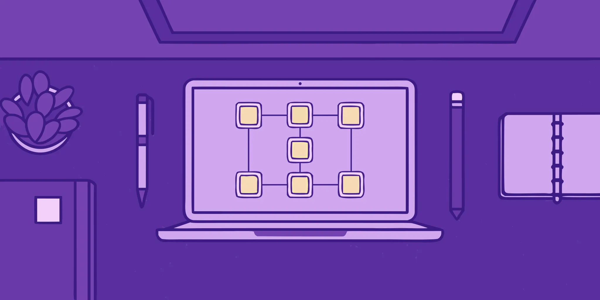 Intelligent document automation software workflow shown on a laptop screen.