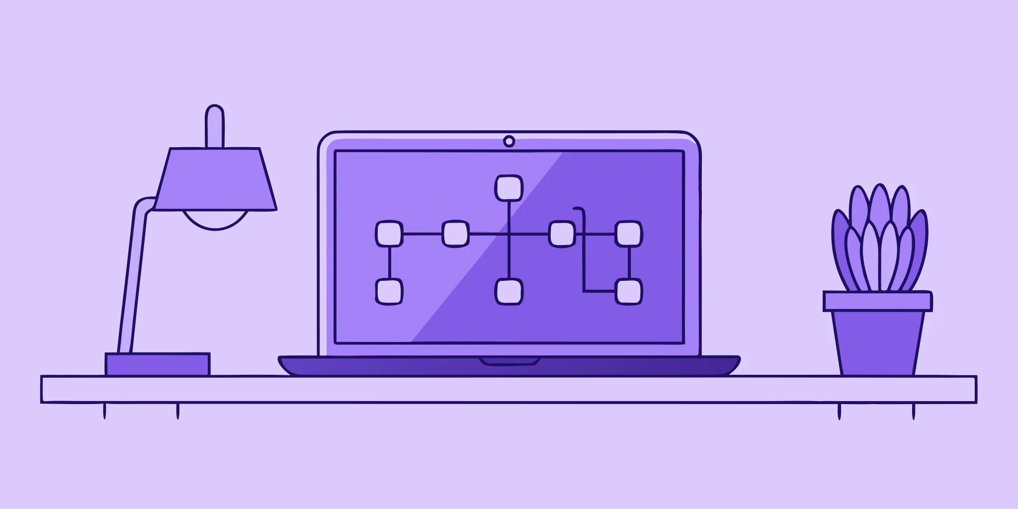 A flowchart on a laptop screen detailing how to automate vendor security questionnaires.