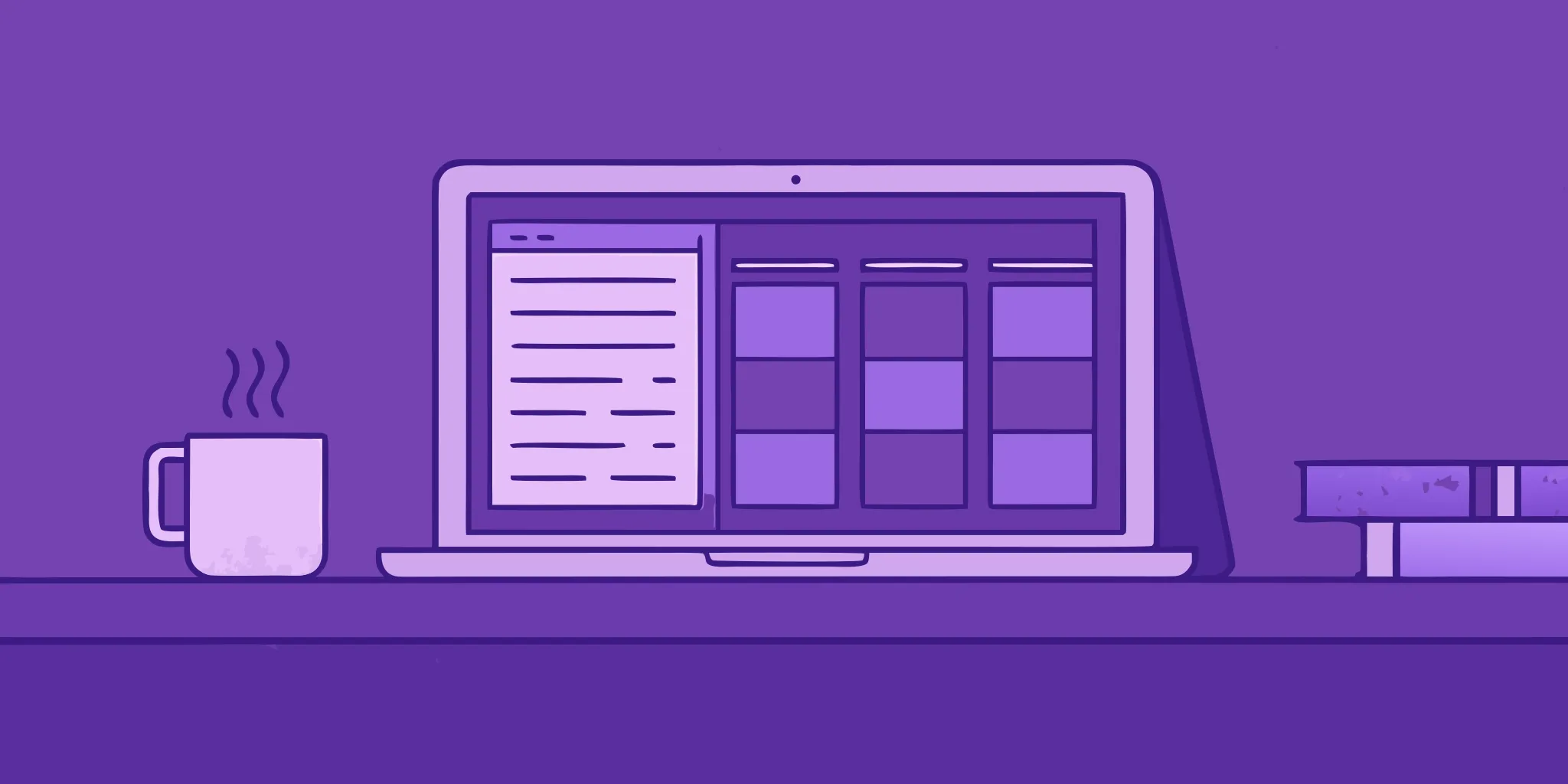 A laptop displaying a well-structured request for information format on a desk.