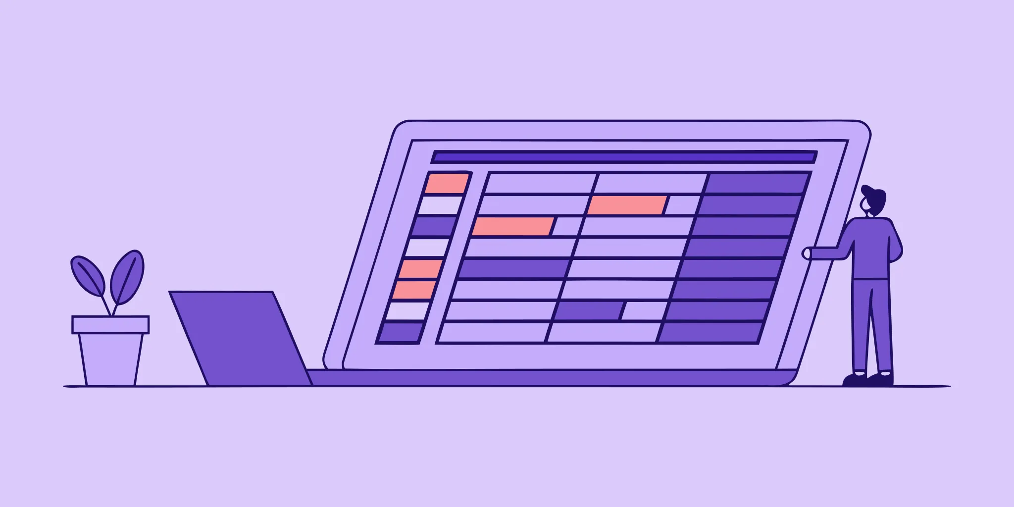 Person analyzing On-Target Earnings (OTE) data on a laptop.