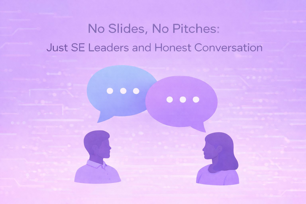 Blog header image for SE leaders dinner event honest conversation