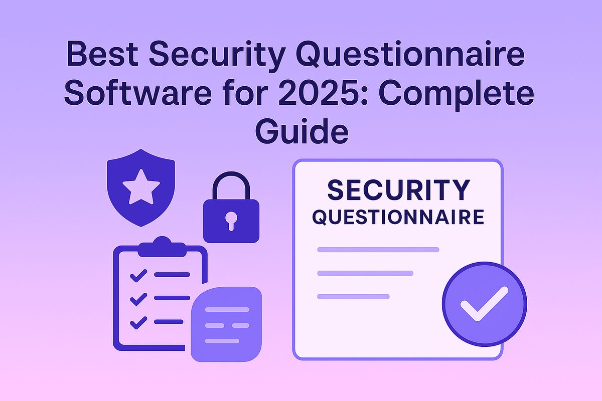 Blog header image for best security questionnaire automation software 2026