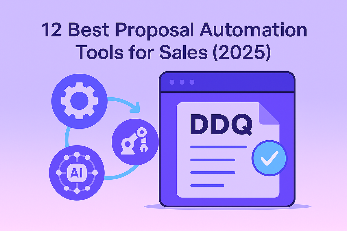 Blog header image for best AI tools for sales proposals 2025