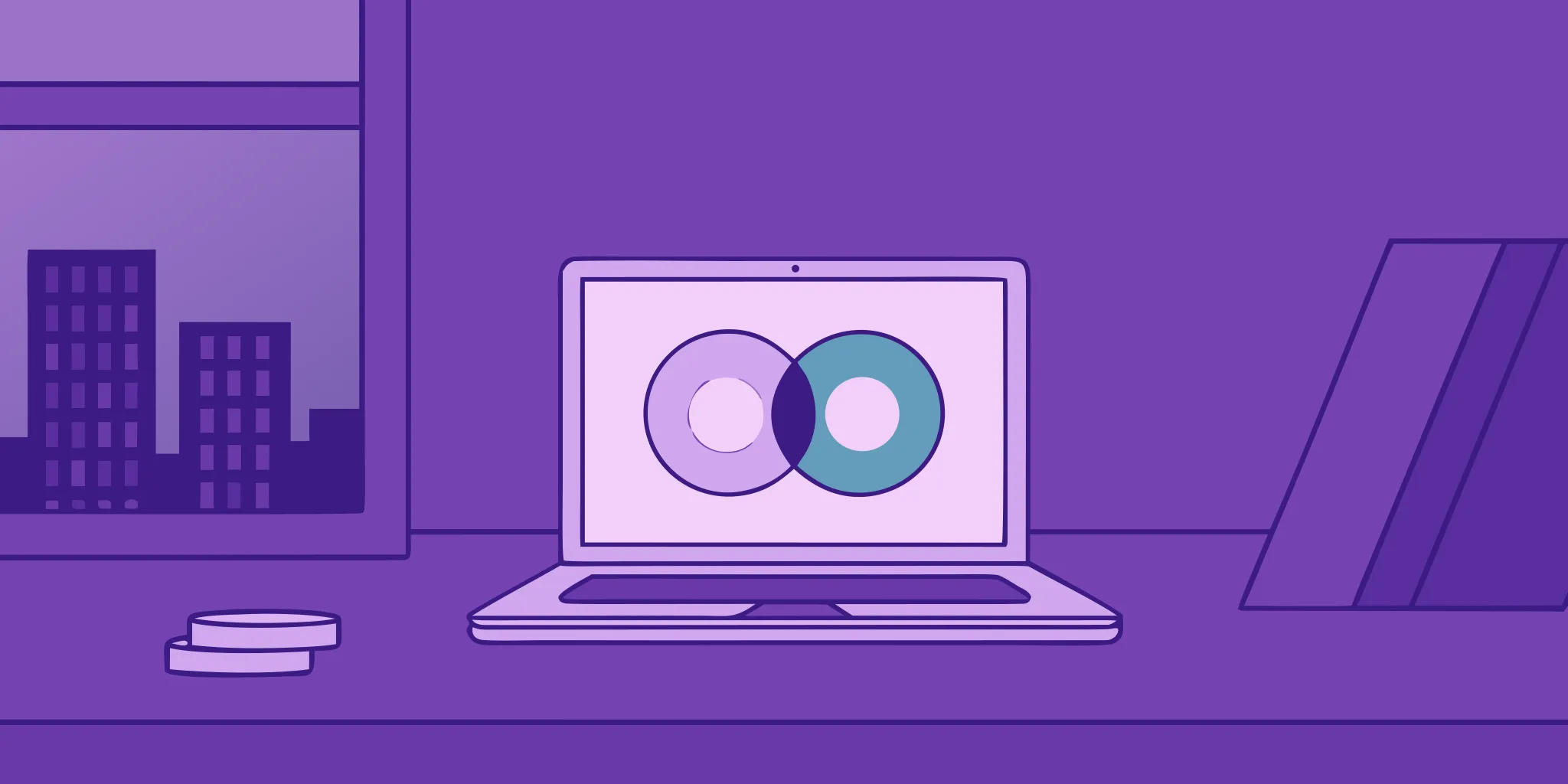 Laptop showing a diagram that breaks down the components of OTE earnings.