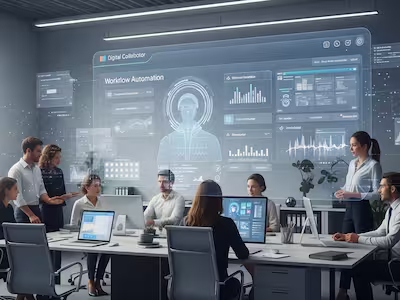 Le collaborateur digital révolutionne les RH : productivité, efficacité et innovation continue.