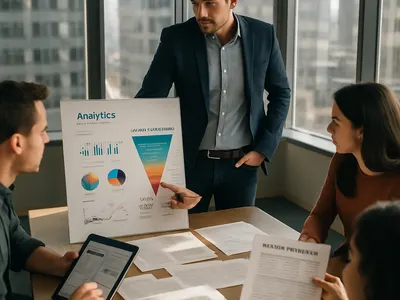 Refonte Webflow 2026 : dashboard analytics montrant conversion leads qualifiés