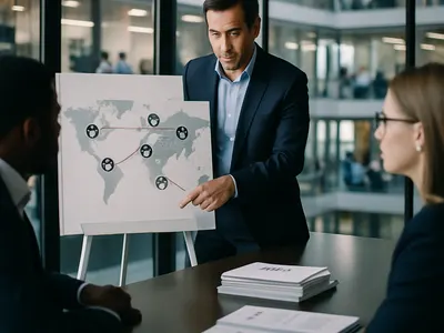 Entreprise analysant les options d'outsourcing pour son projet web digital