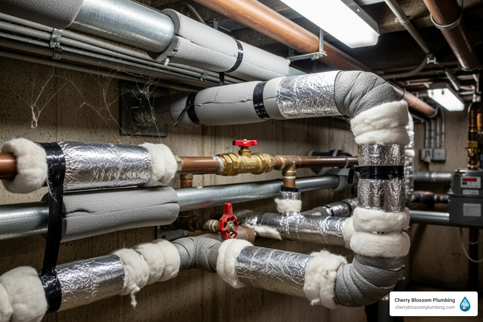 Insulating pipes for winter - 24 hour plumbers in arlington