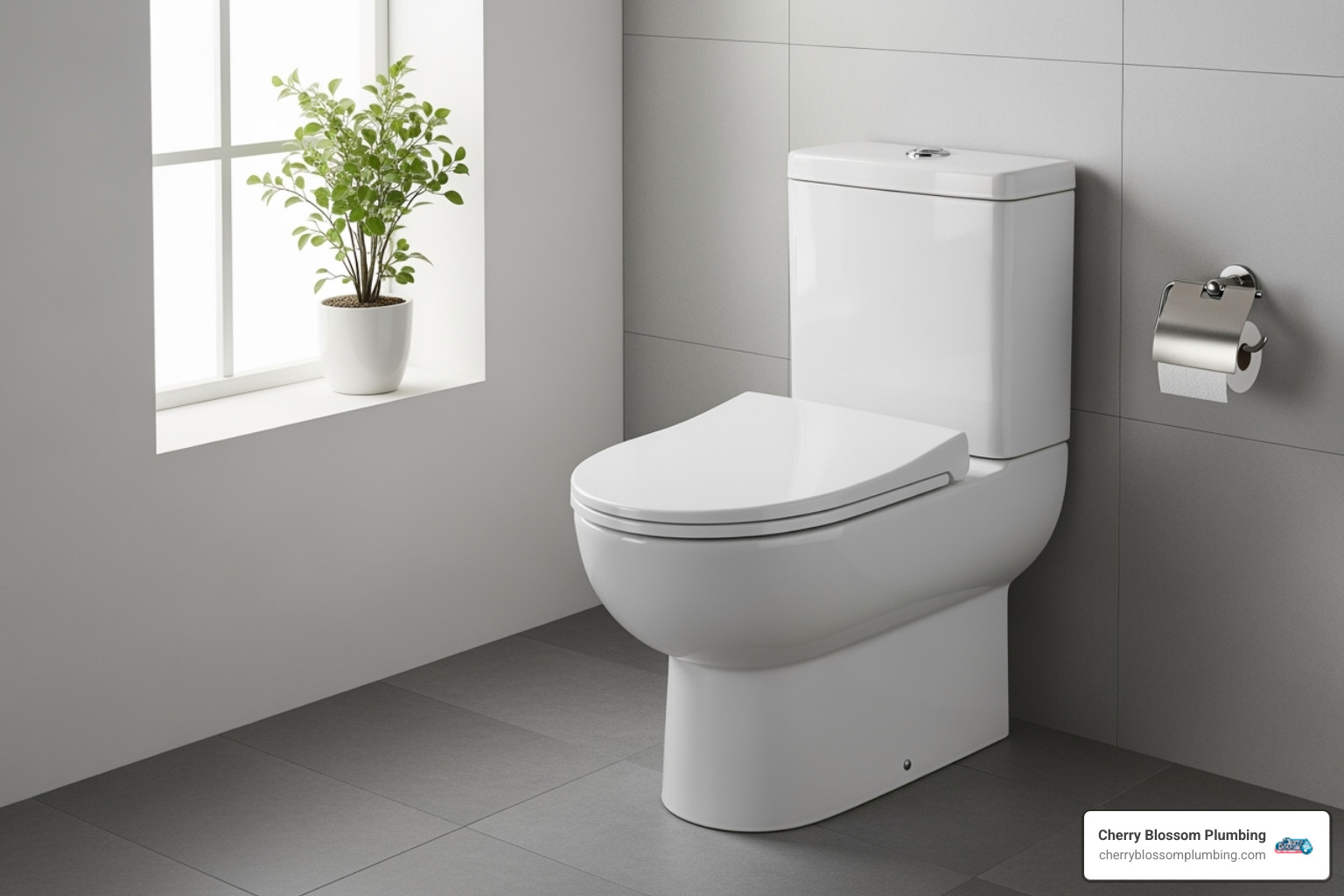 Modern, water-efficient toilet - toilet repair arlington va
