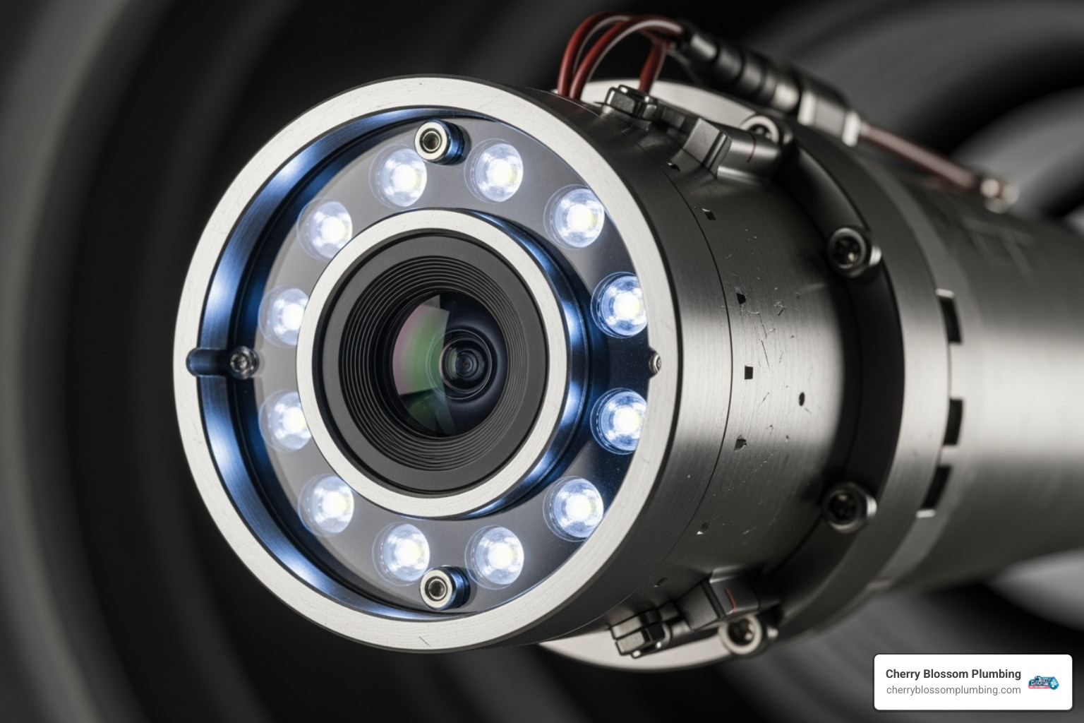 high resolution sewer camera head - sewer line inspection falls church va