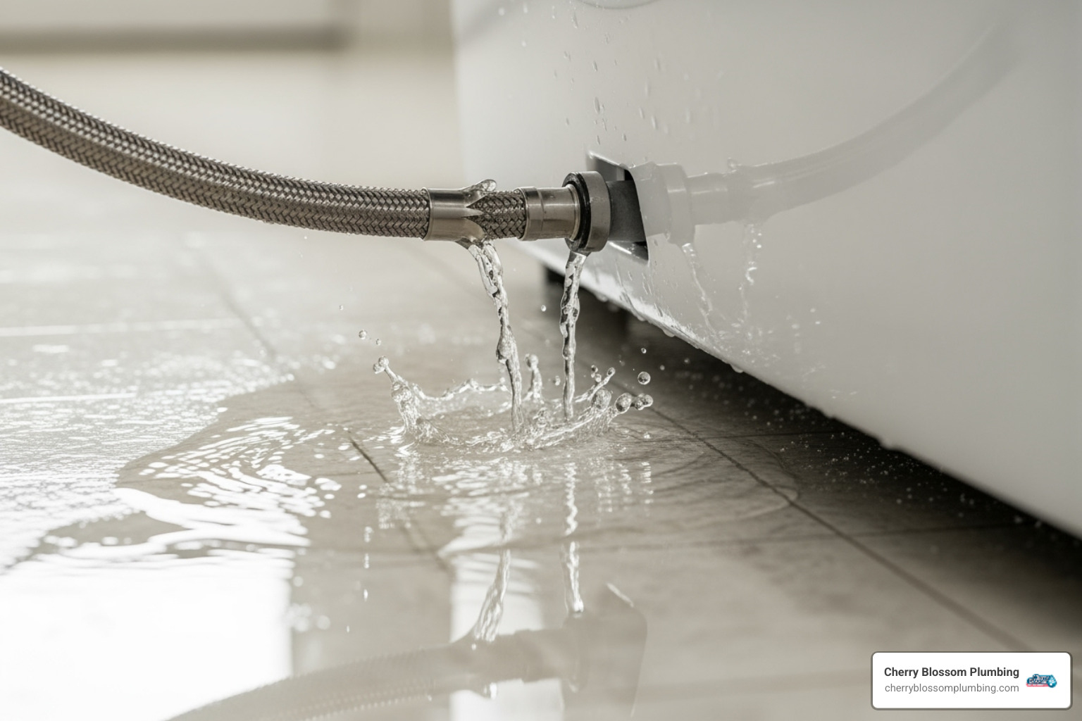 leaking washing machine hose - water pressure problems northern va