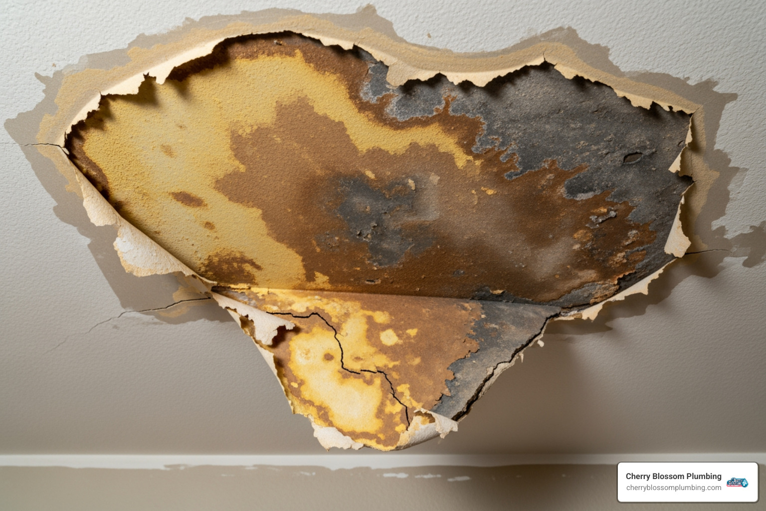 water damage on a ceiling or wall - replace galvanized pipes water damage on a ceiling or wall - replace galvanized pipes