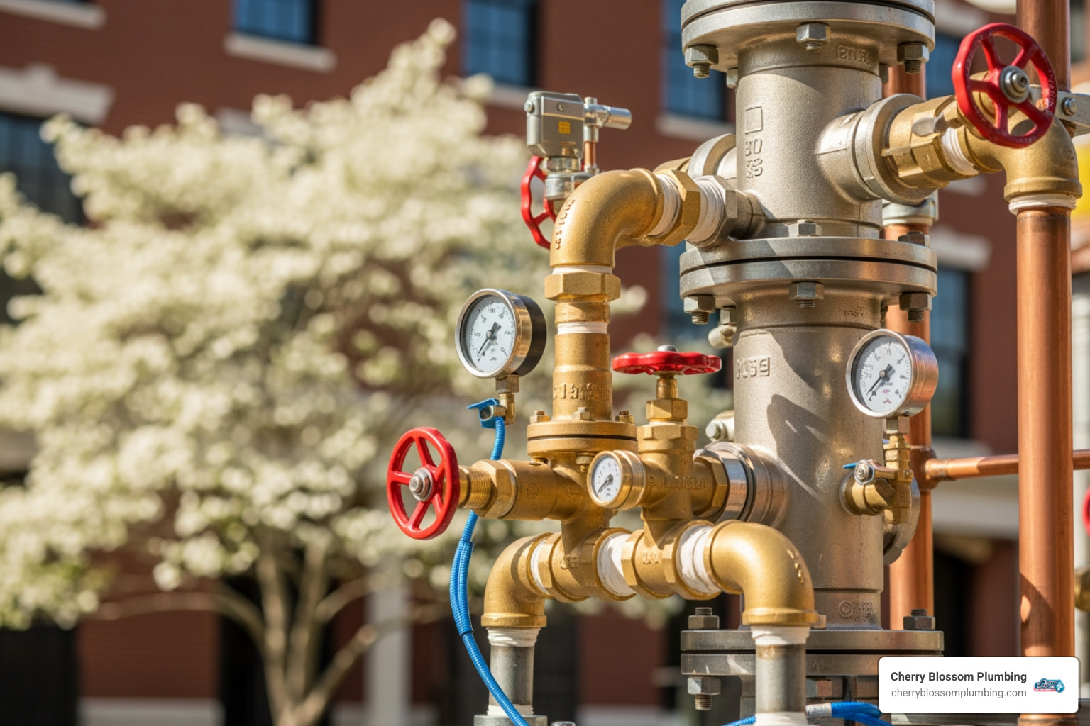 Infographic showing the path of contamination during a backflow event: arrows illustrating backsiphonage from an irrigation system with fertilizer and backpressure from a boiler system, both reversing flow into the main potable water line, with icons representing bacteria, chemicals, and clean drinking water - best backflow prevention in alexandria, va Infographic showing the path of contamination during a backflow event: arrows illustrating backsiphonage from an irrigation system with fertilizer and backpressure from a boiler system, both reversing flow into the main potable water line, with icons representing bacteria, chemicals, and clean drinking water - best backflow prevention in alexandria, va