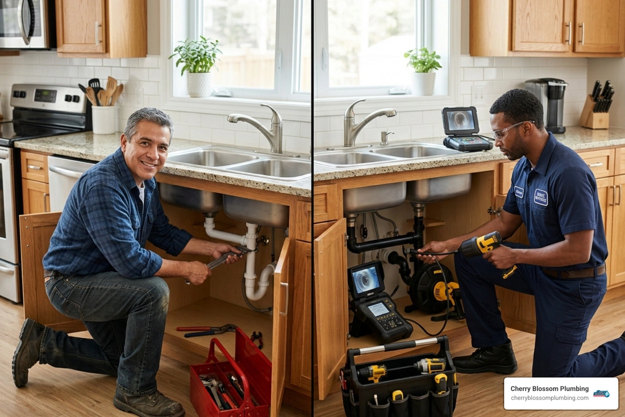 The Great Debate: Local Pros vs National Plumbing Giants