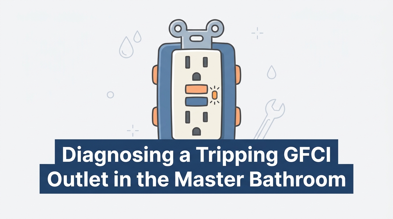 Diagnosing a Tripping GFCI Outlet in the Master Bathroom — featured image
