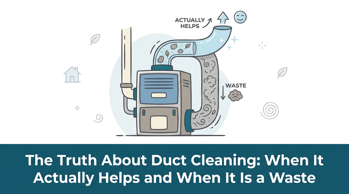 The Truth About Duct Cleaning: When It Actually Helps and When It Is a Waste — featured image