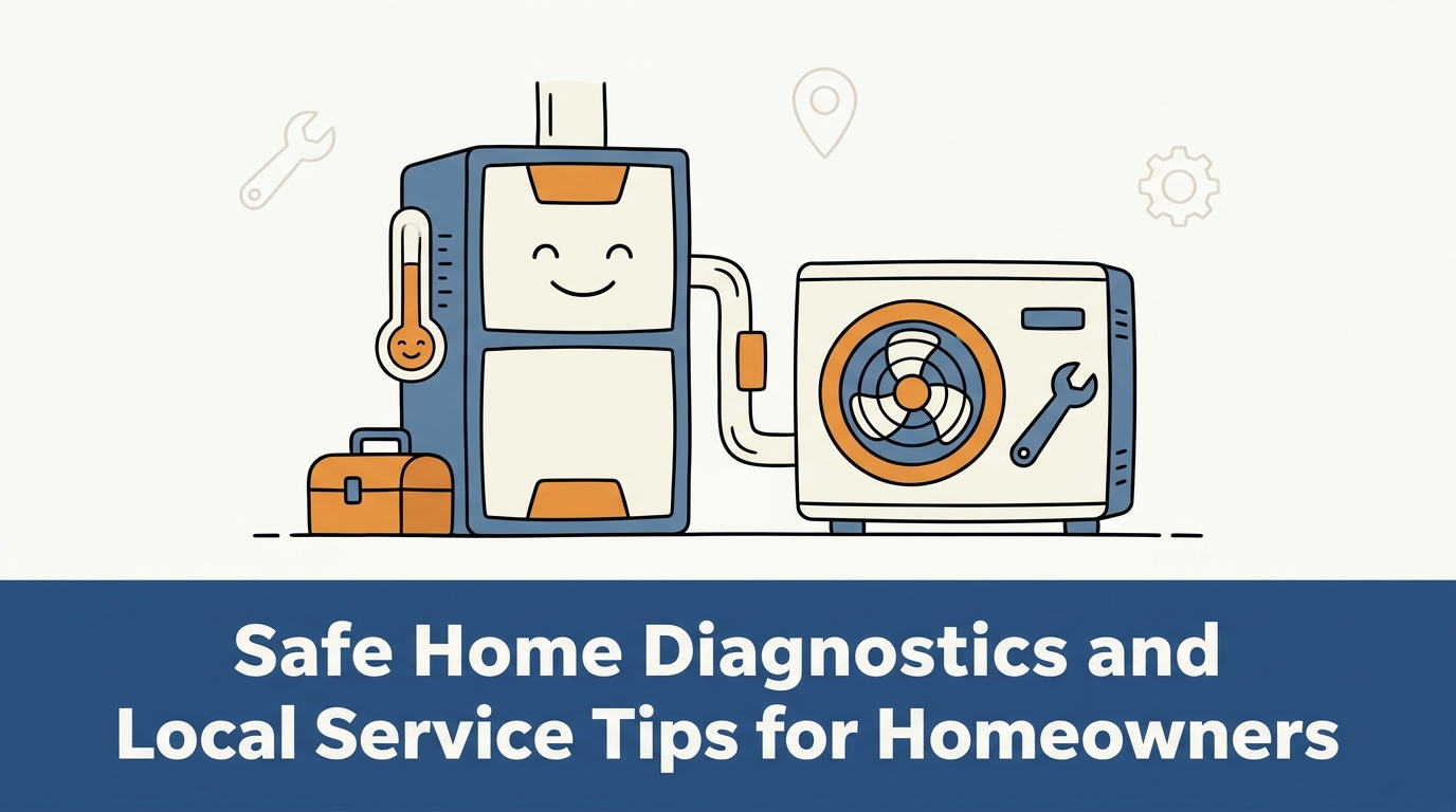 Safe Home Diagnostics and Local Service Tips for Homeowners