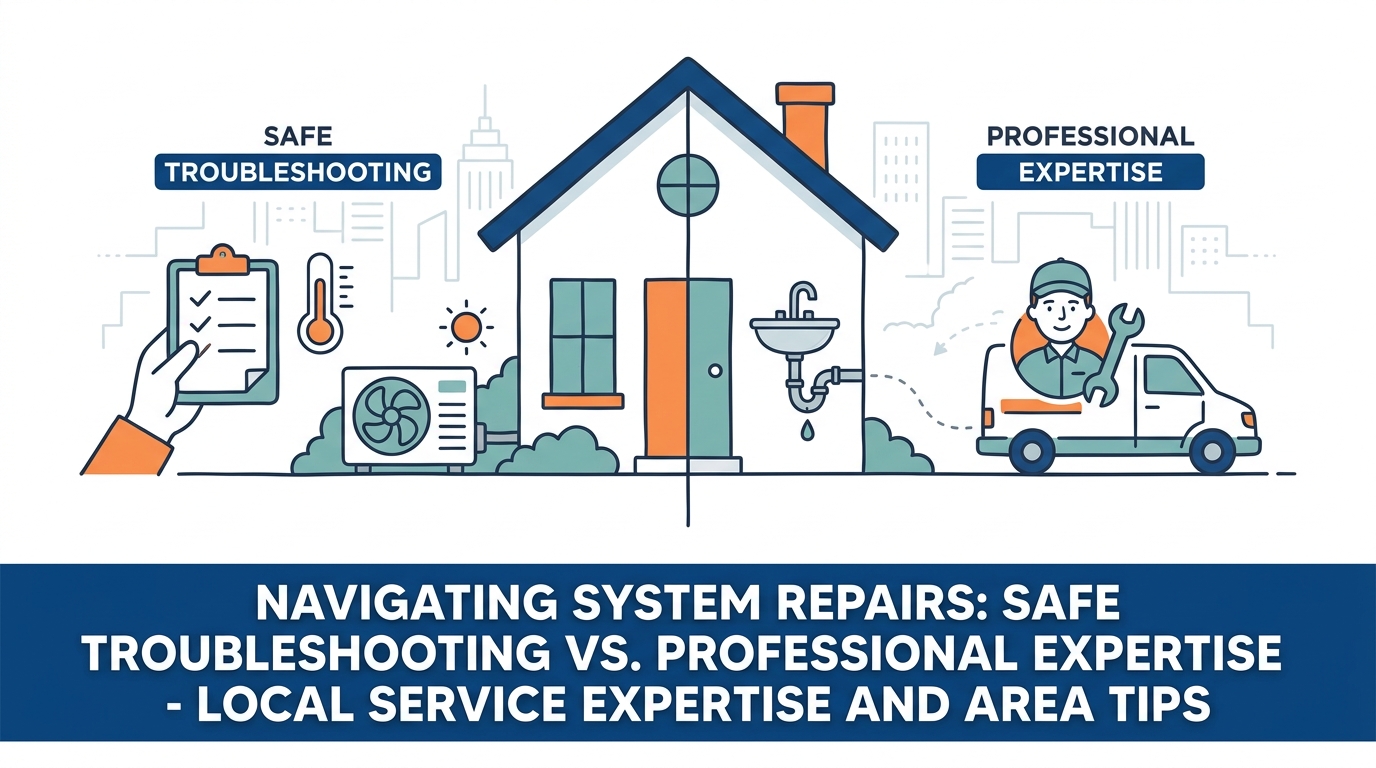 Navigating System Repairs: Safe Troubleshooting vs. Professional Expertise - Local Service Expertise and Area Tips