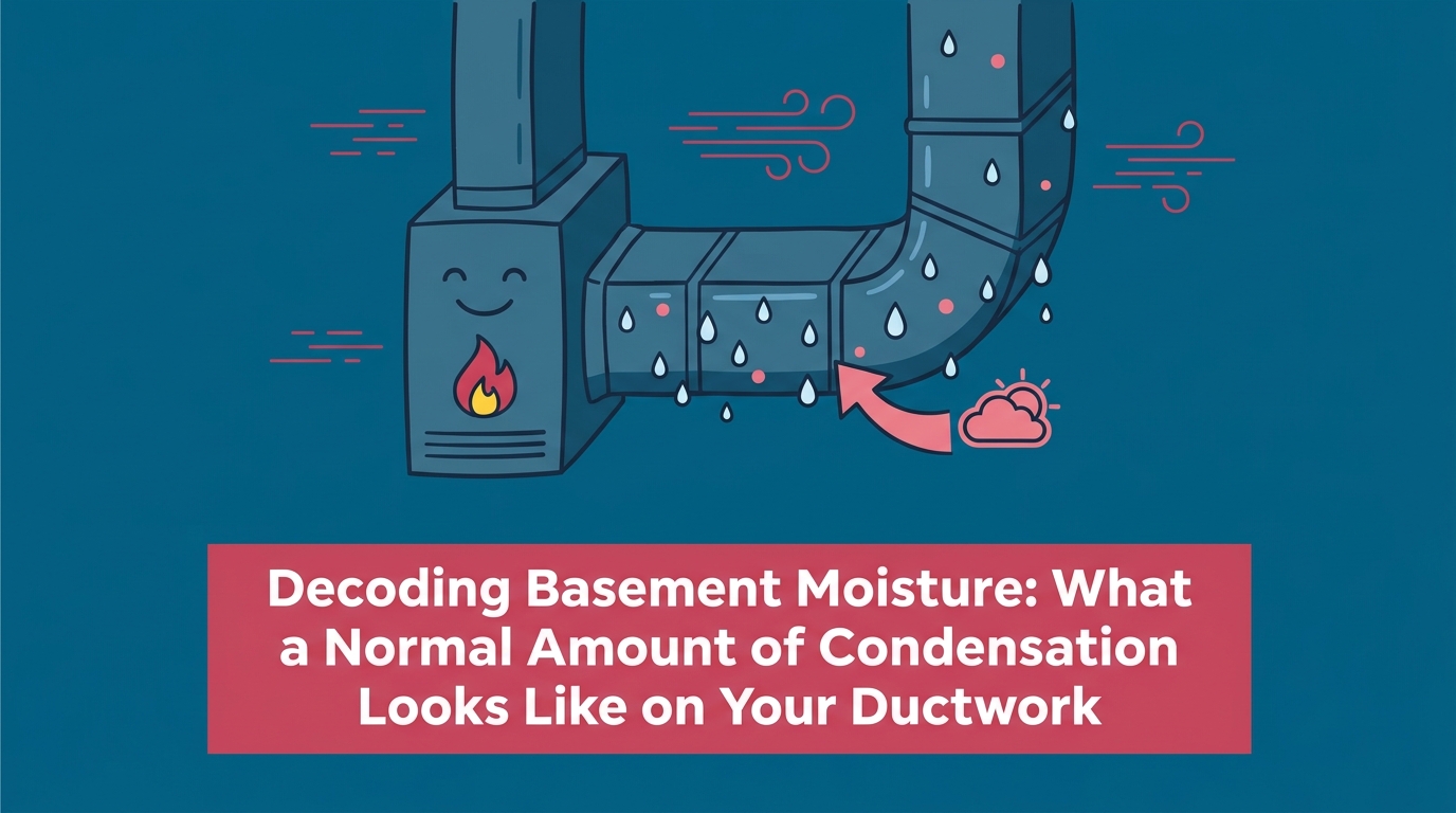 What a Normal Amount of Condensation Looks Like on Your Ductwork