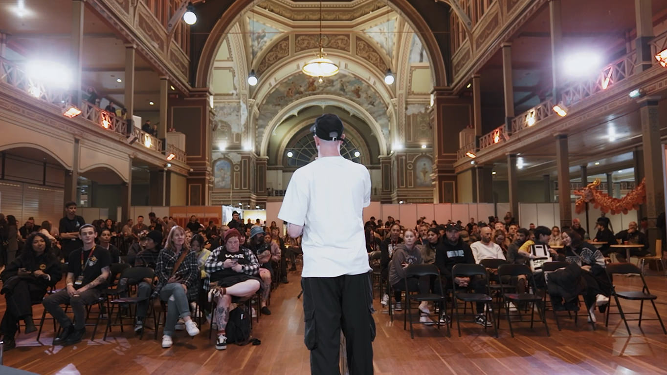 Live talk at australian tattoo expo