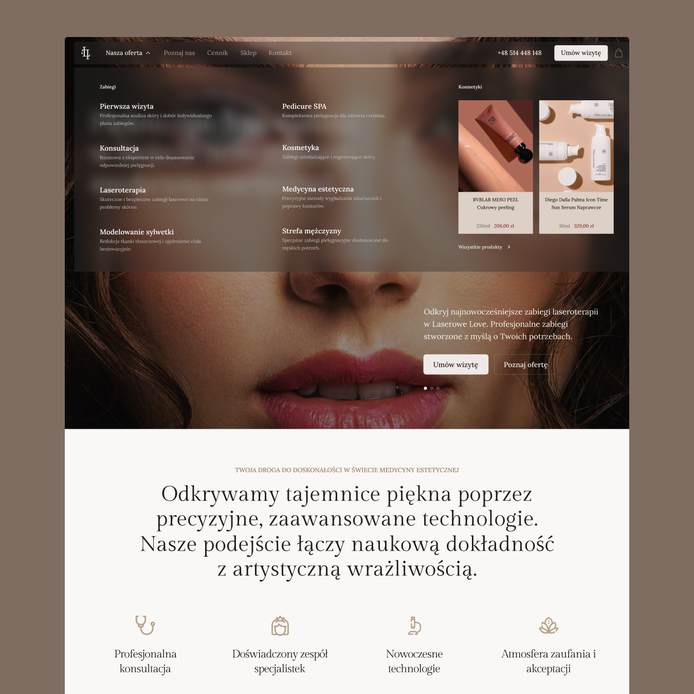 projekt graficzny strony internetowej