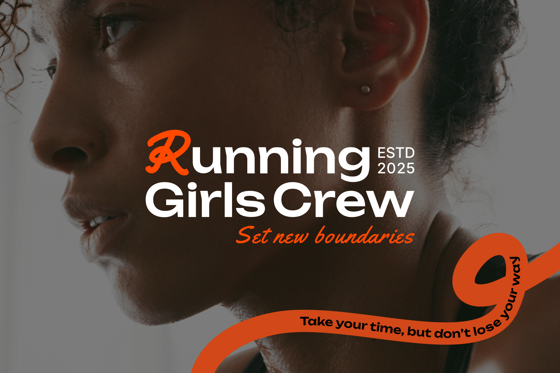 Running girls crew - wizualizacje logo i brand