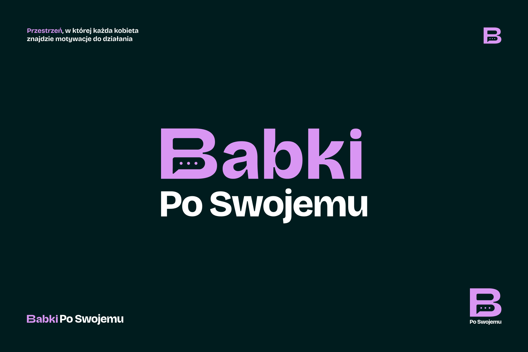 Babki po swojemu podcast - wizualizacje logo i brand