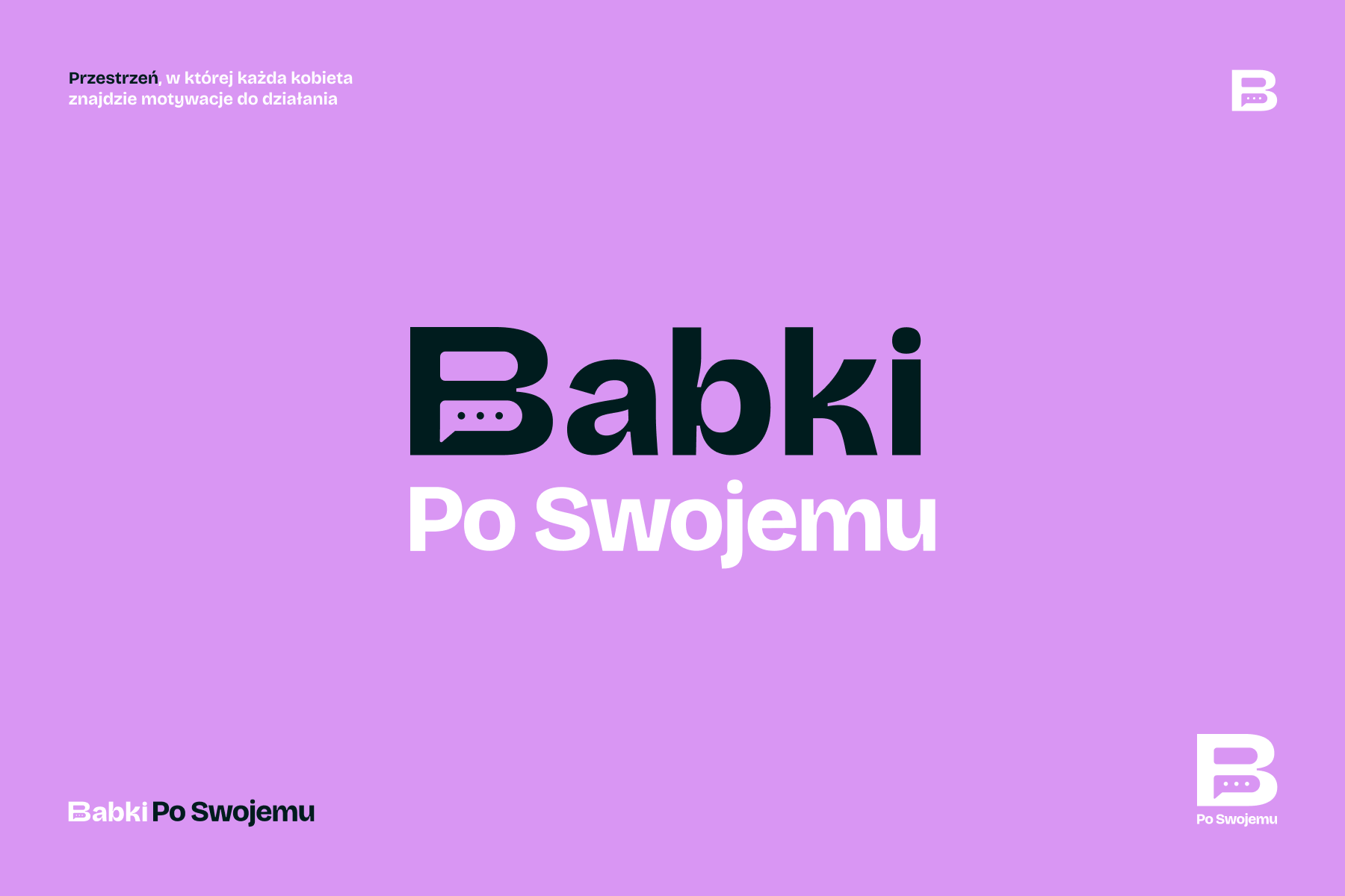 Babki po swojemu podcast - wizualizacje logo i brand