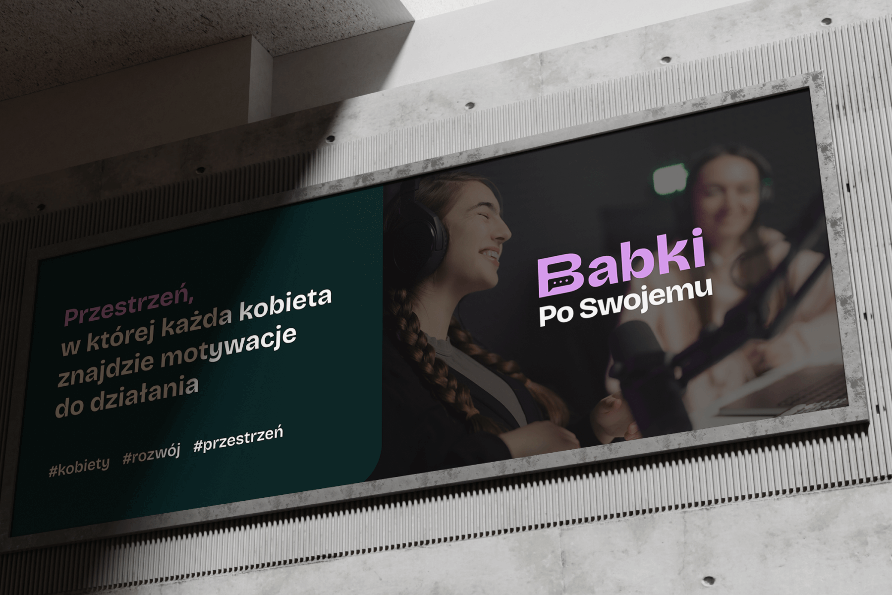 Babki po swojemu podcast - wizualizacje logo i brand