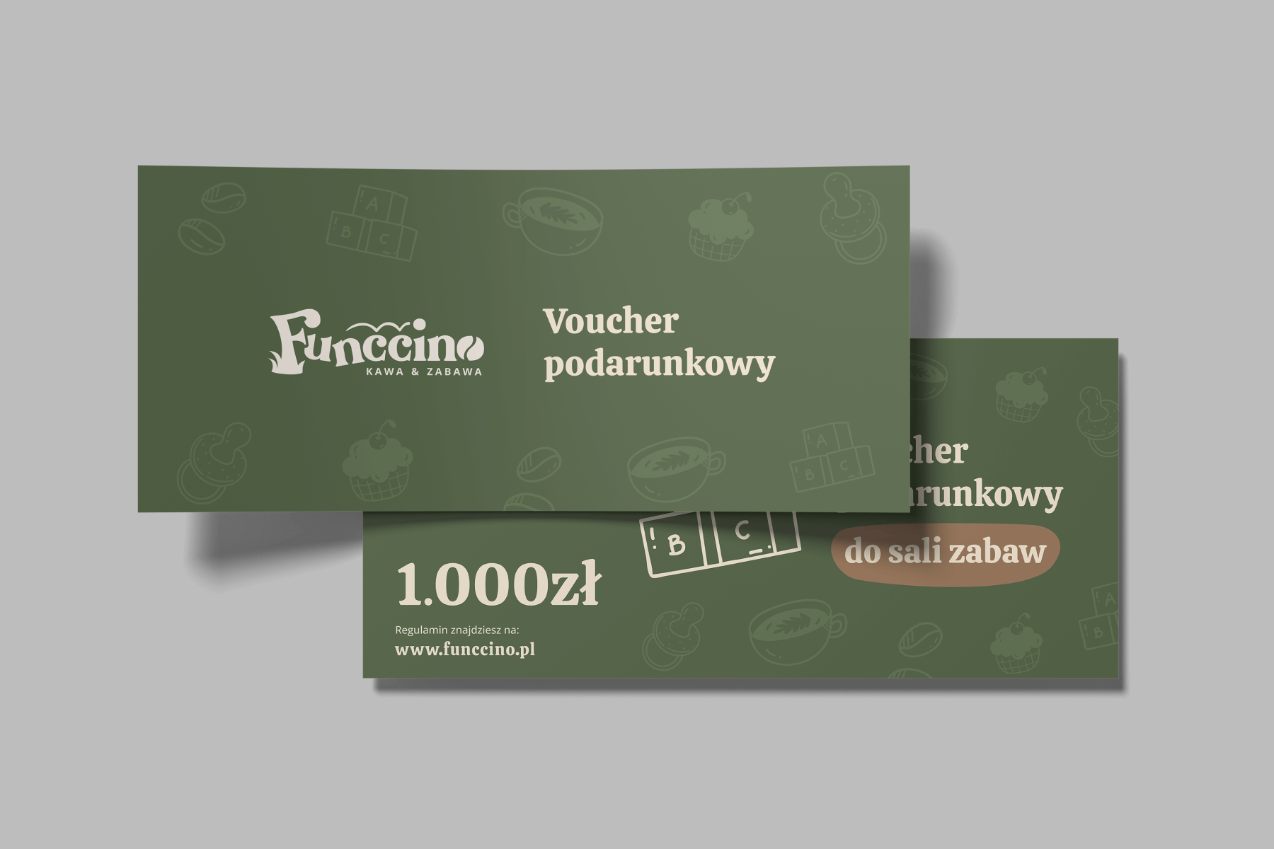 Funccino - wizualizacja brandingu