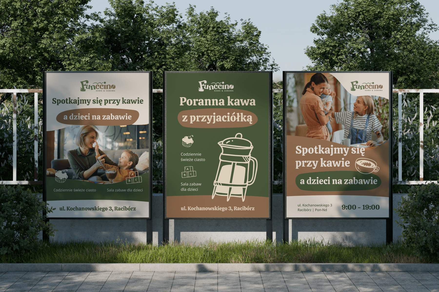 Funccino - wizualizacja brandingu