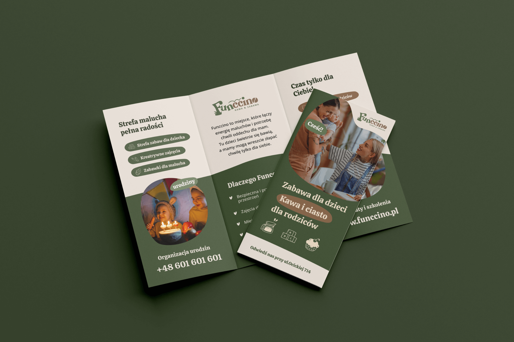 Funccino - wizualizacja brandingu