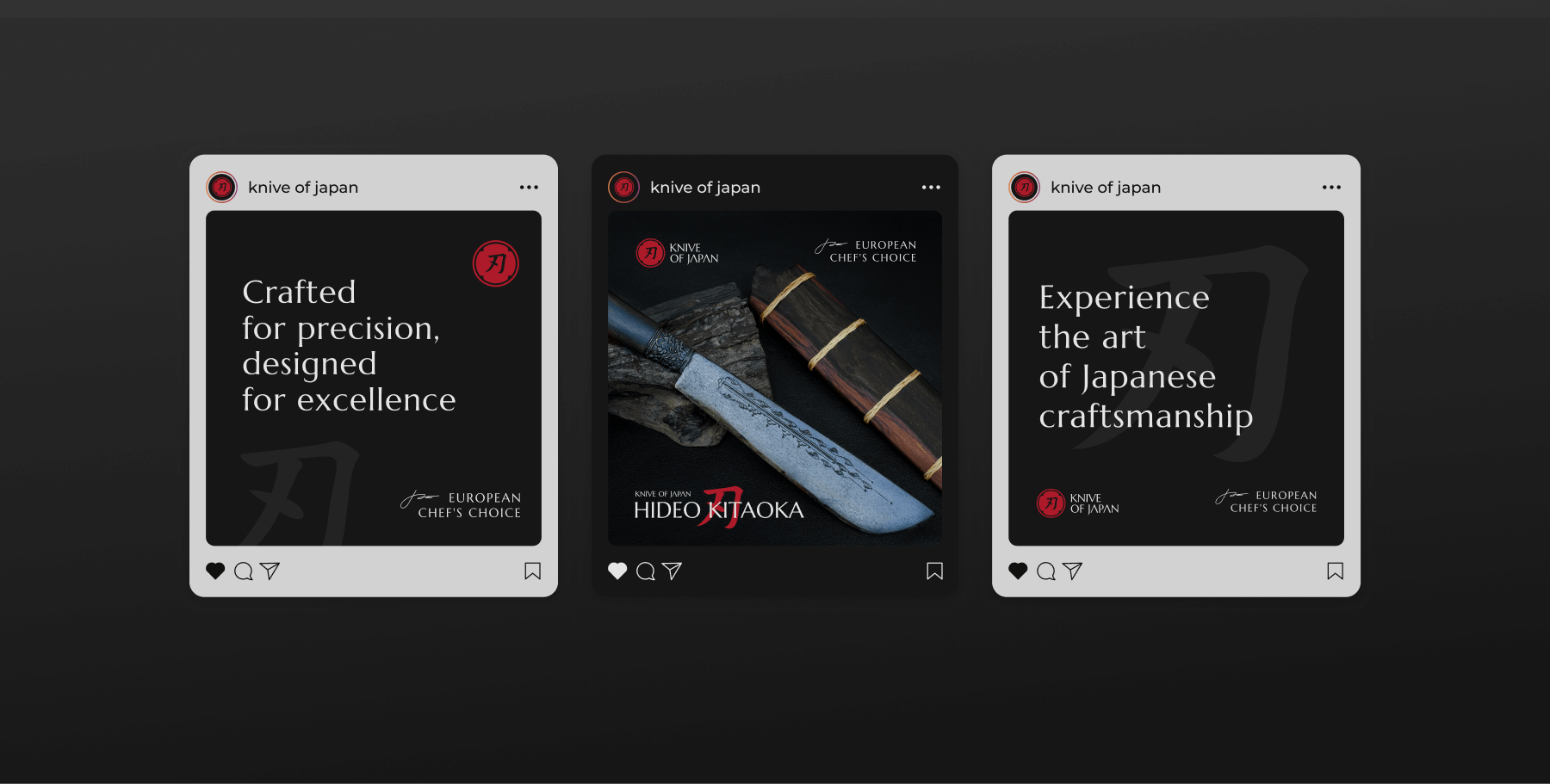 Knive of Japan - identyfikacja wizualna i logo