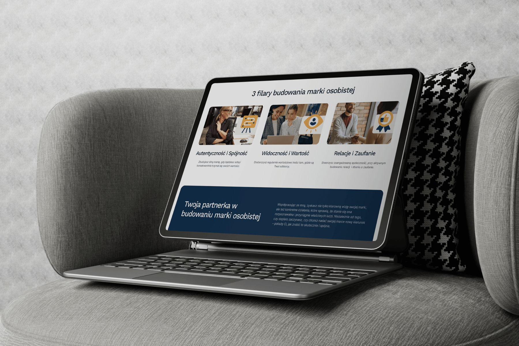 Natalie - marka osobista, wizualizacja logo