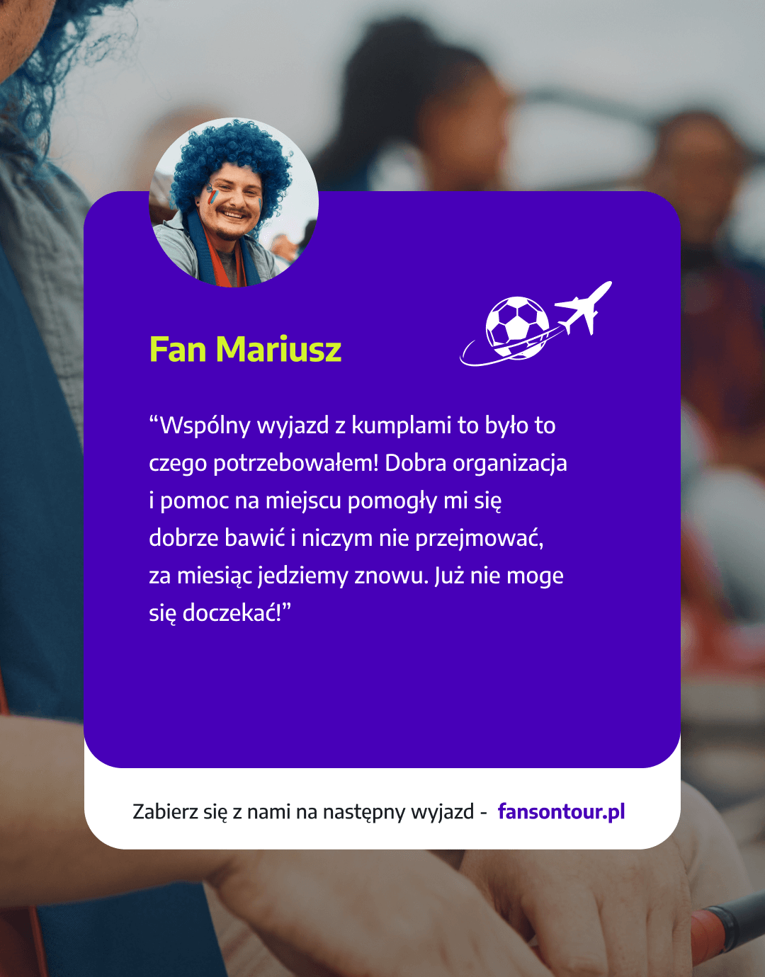 Fans on Tour - social media design