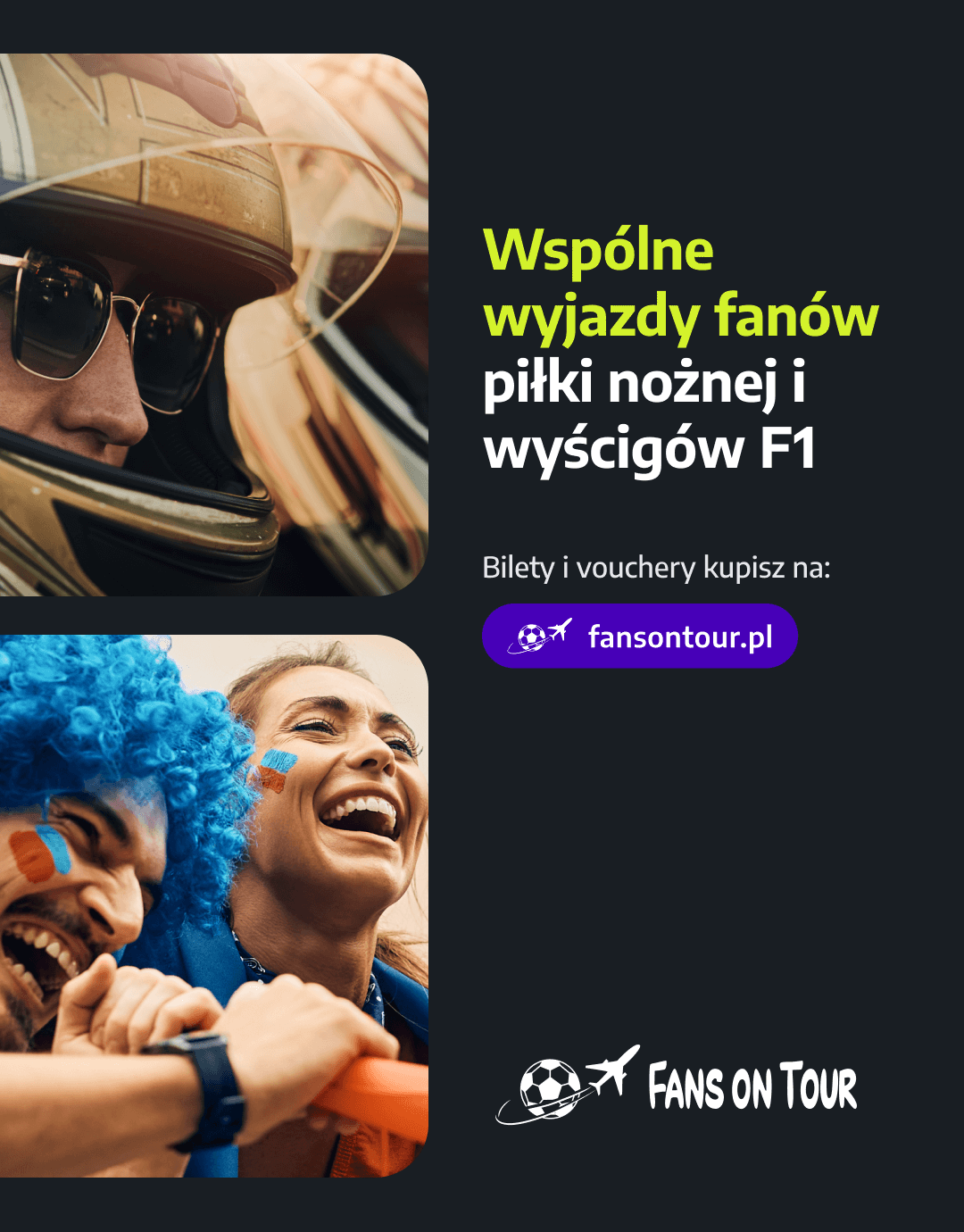 Fans on Tour - social media design