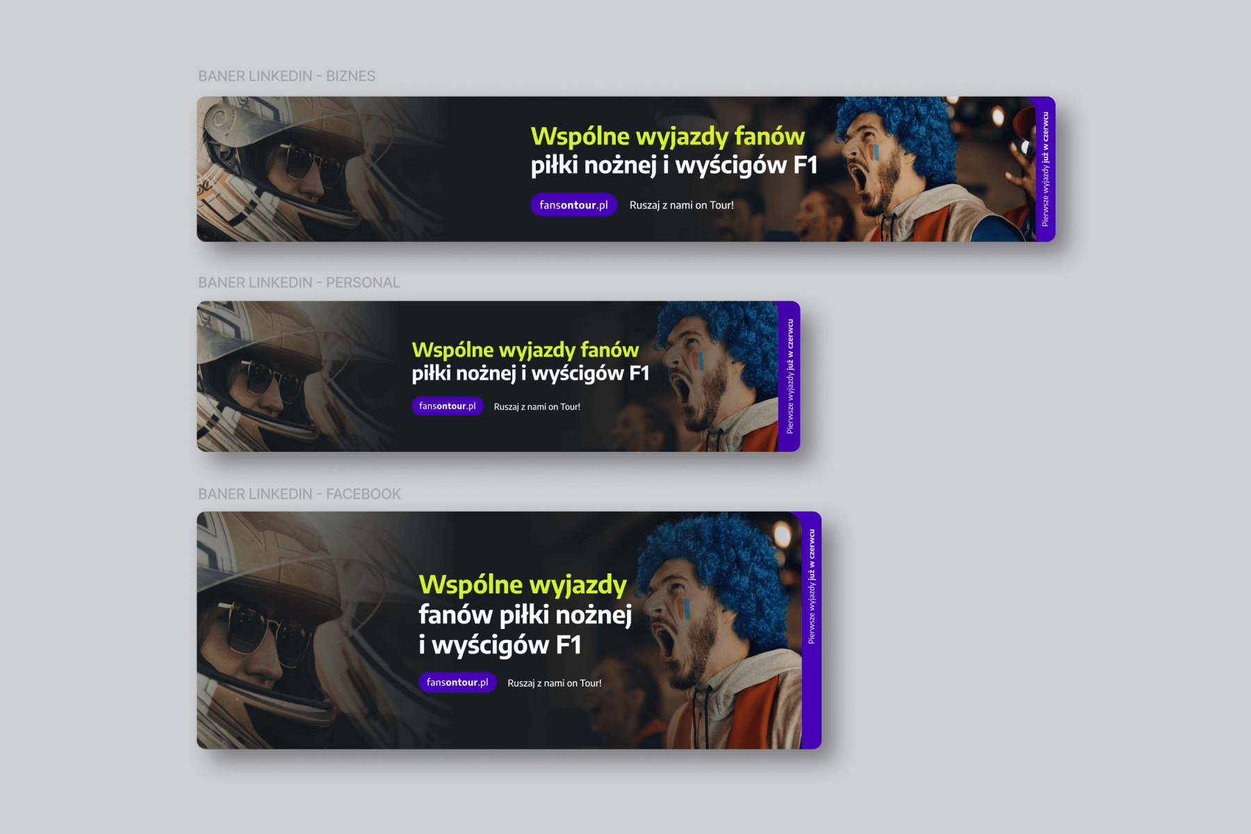 Fans on Tour - social media design