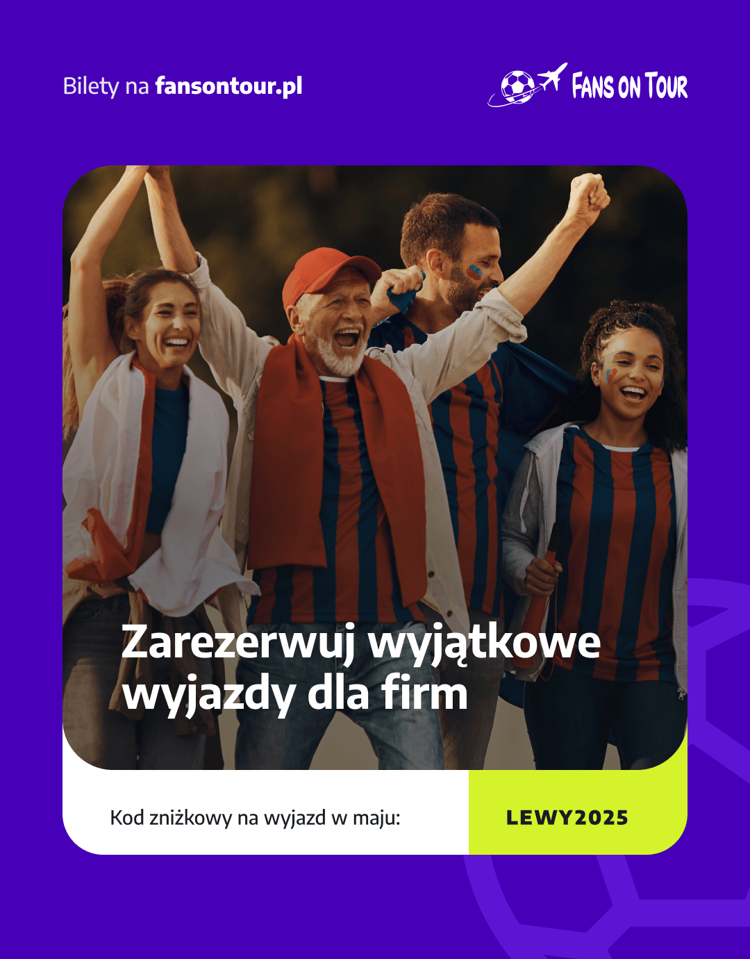 Fans on Tour - social media design