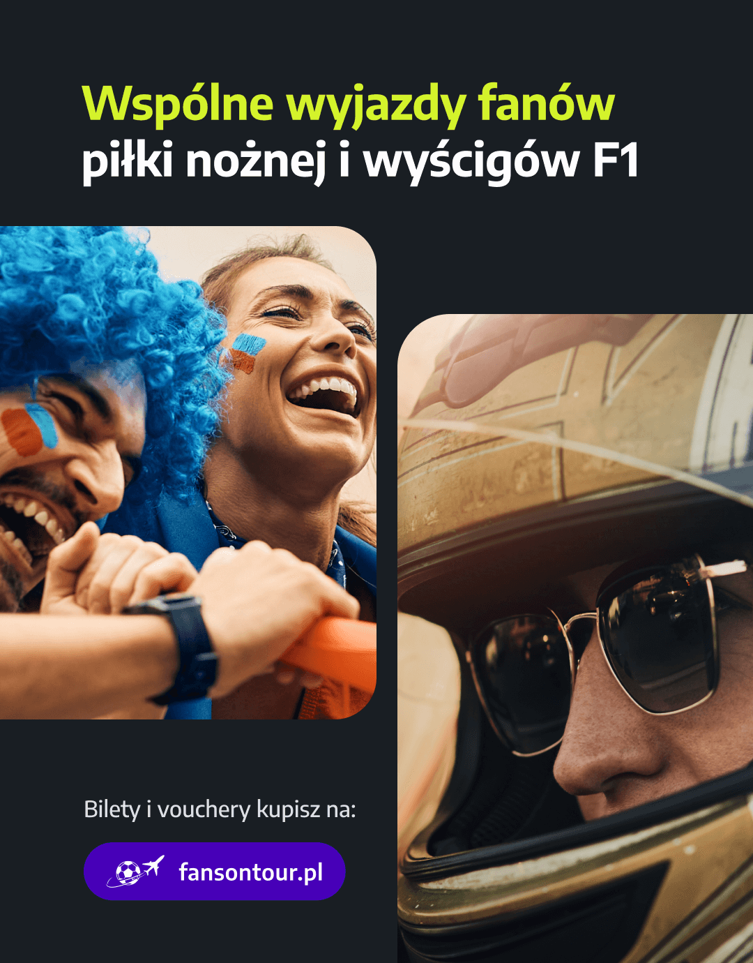 Fans on Tour - social media design