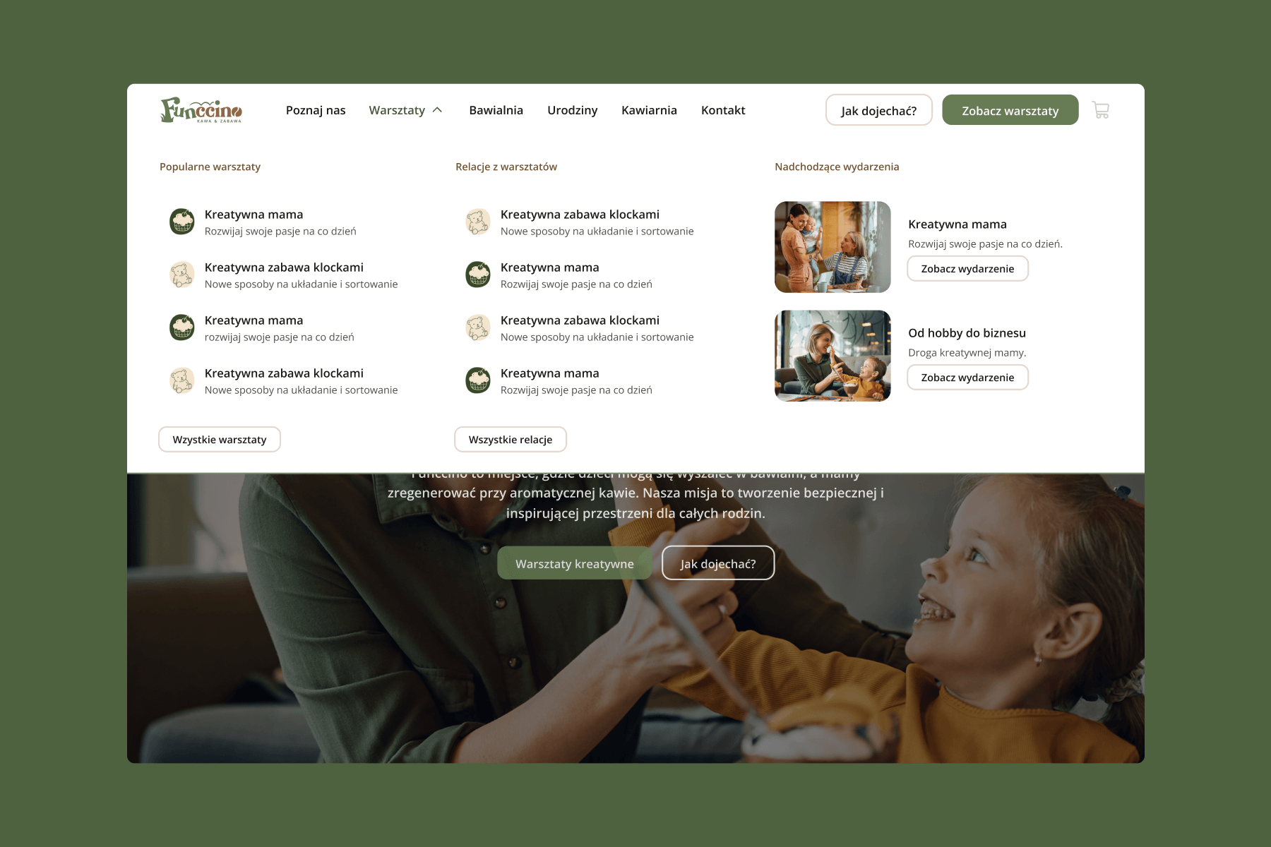 Funccino projekt strony internetowej