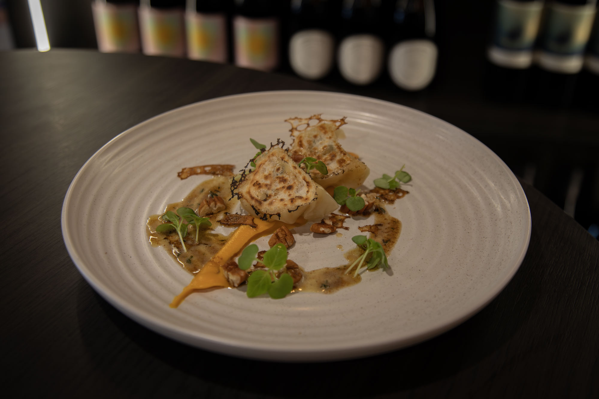 Zucchini, Squash & Goats Cheese Dumplings At Dumpling Mama's Nelson Bay