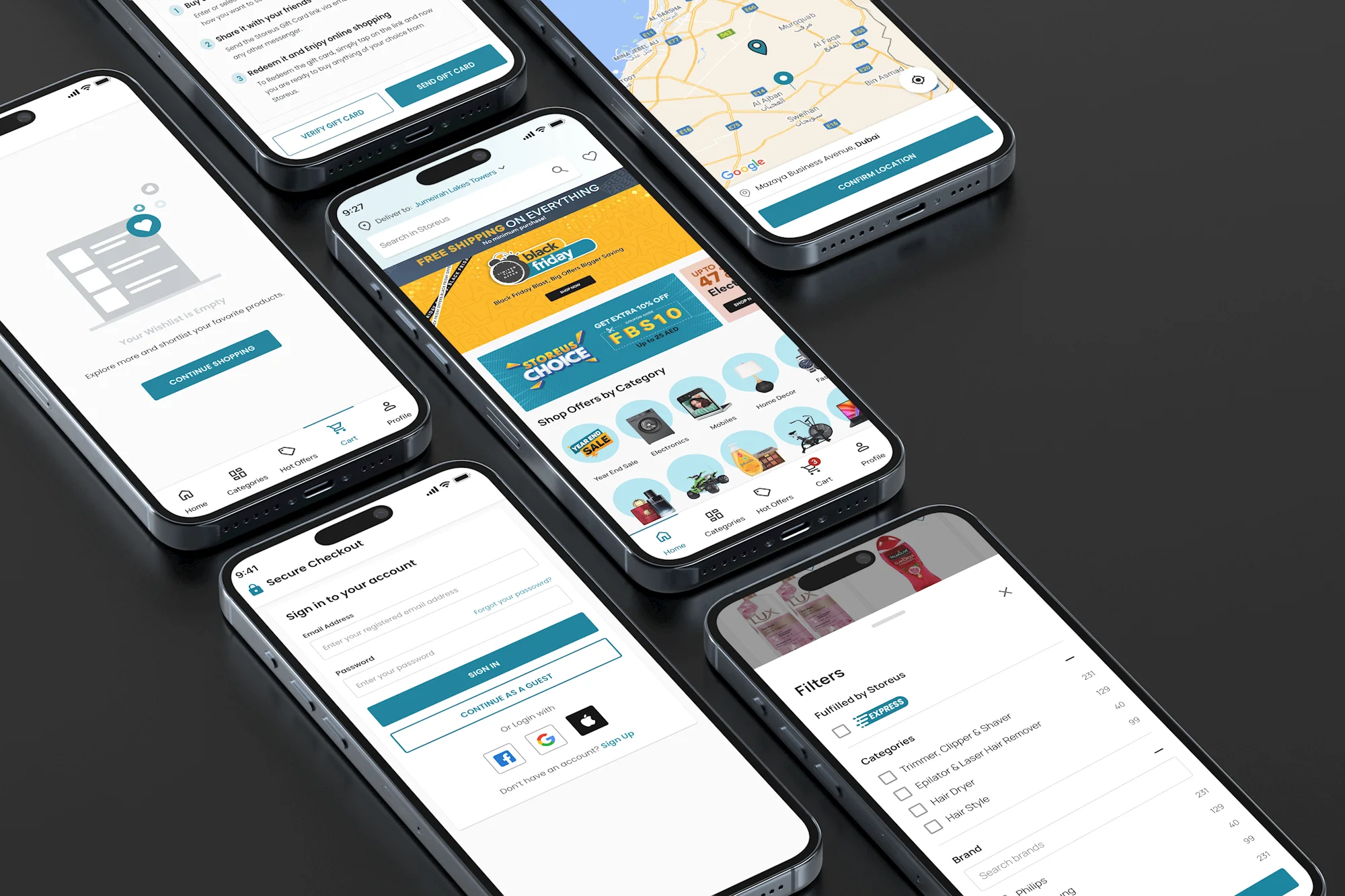 Storeus Mobile App Design