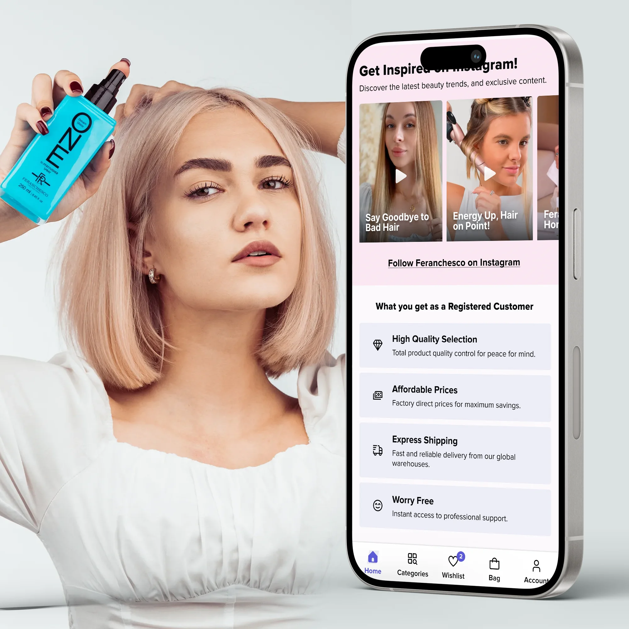 Feranchesco Professional Mobile App