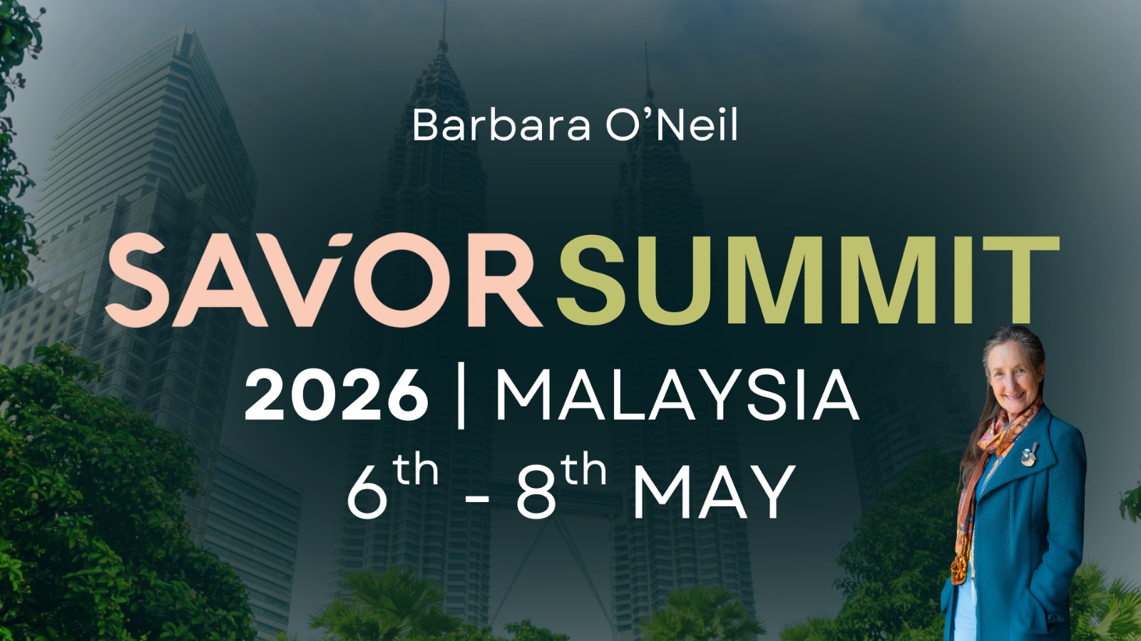 Savor Summit Malaysia 2026: Barbara O’Neill Returns for a 3-Day Natural Health Seminar