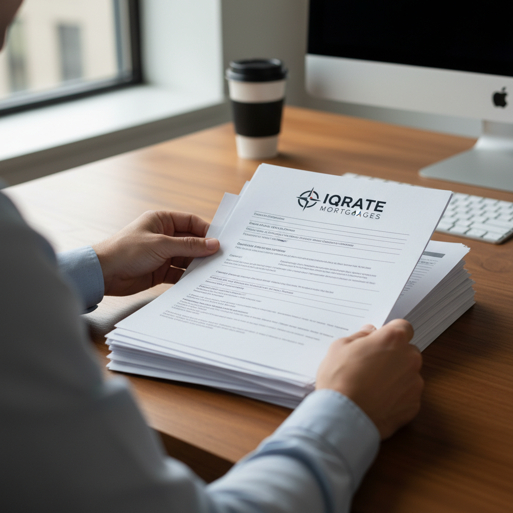 Financial documents for a jumbo loan application.