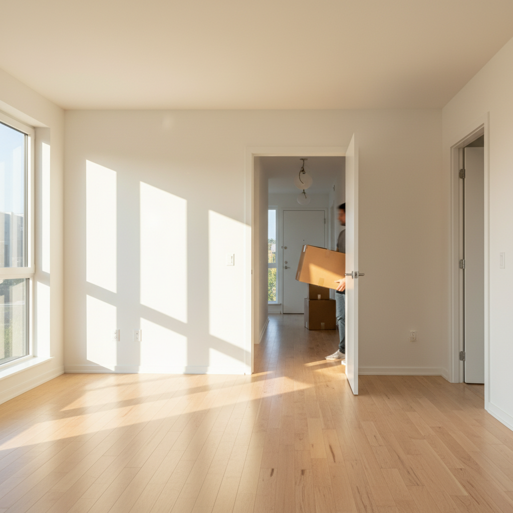 A modern fourplex building, representing an ideal investment for a DSCR loan.