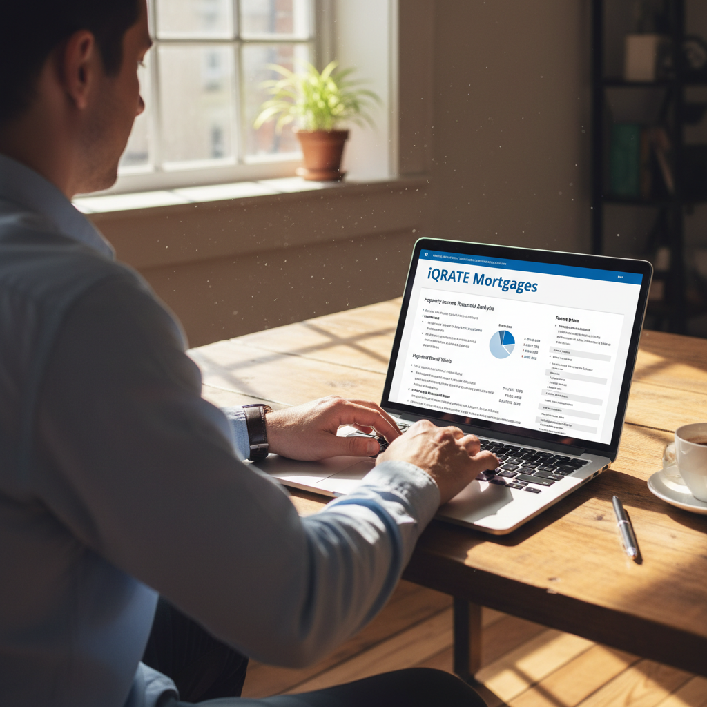 An investor reviewing the financial performance of a multi-family property for a DSCR loan.